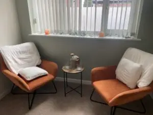 thrive therapy space room downstairs