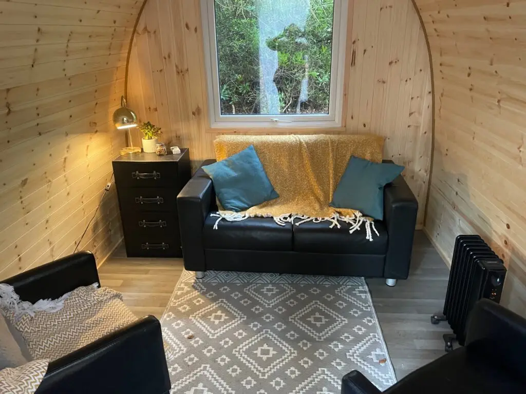 therapy pod inside nebula